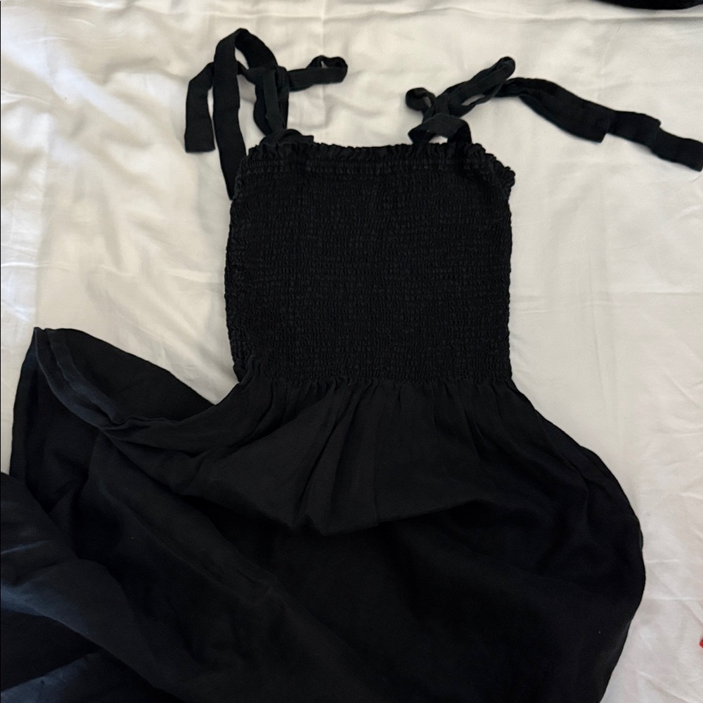 Aritzia Black Midi Dress